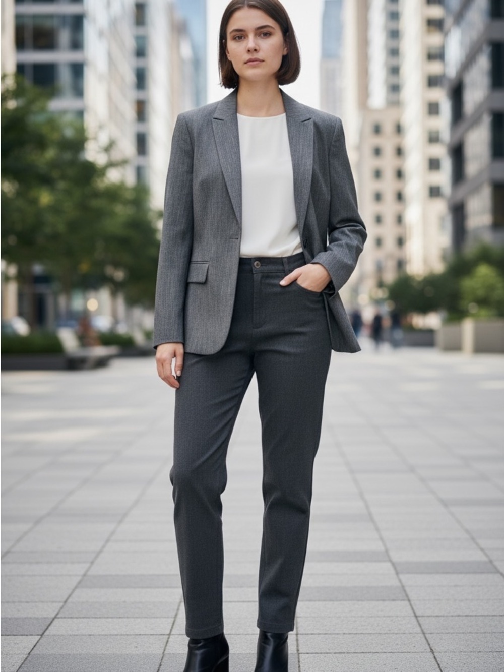 Kate Hill Petite Summer Career Blazer 12P